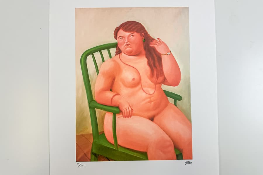 Lithografie nach Fernando Botero, limitiert